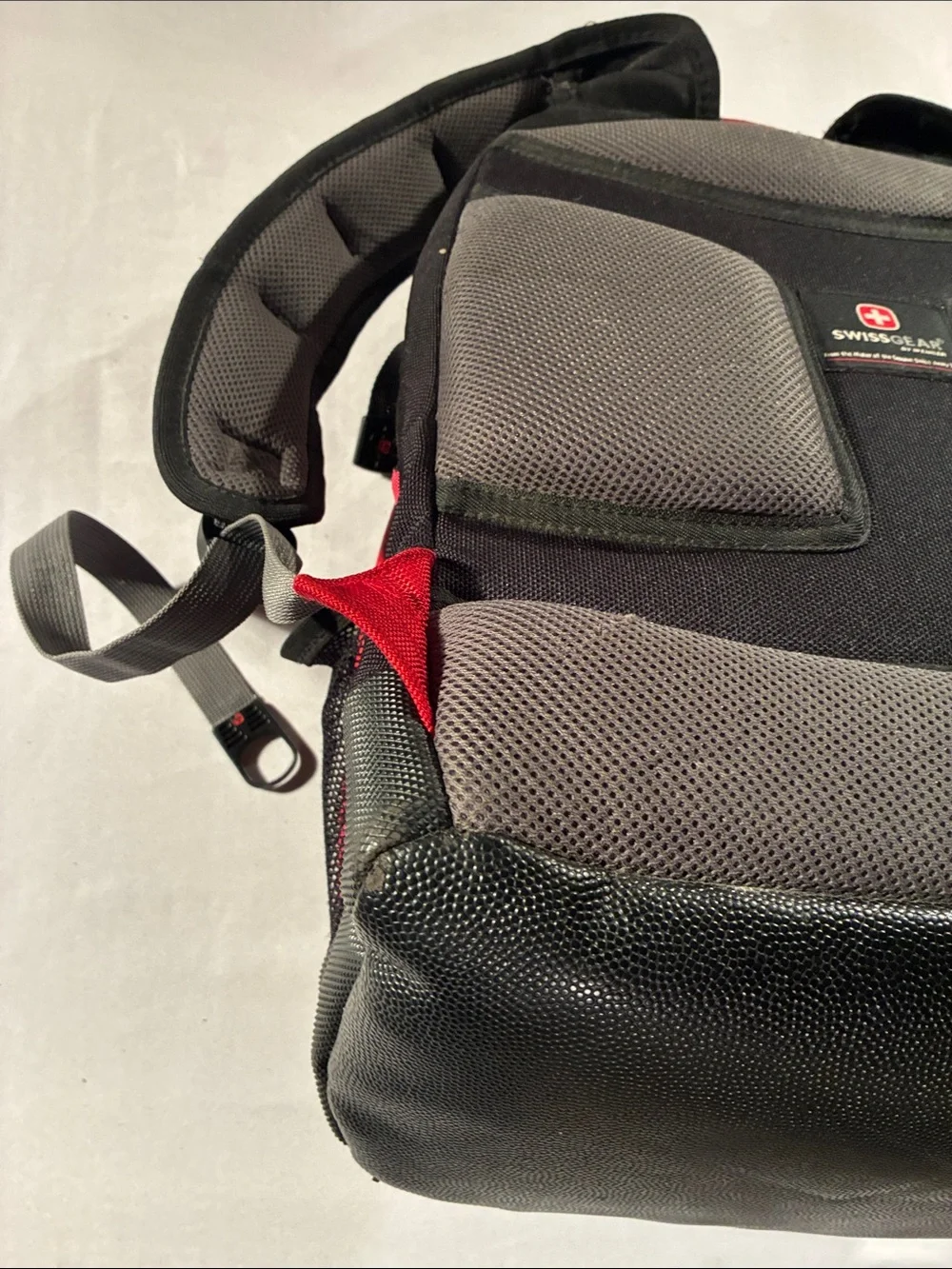SwissGear Red and Black Multi-Compartment Backpack